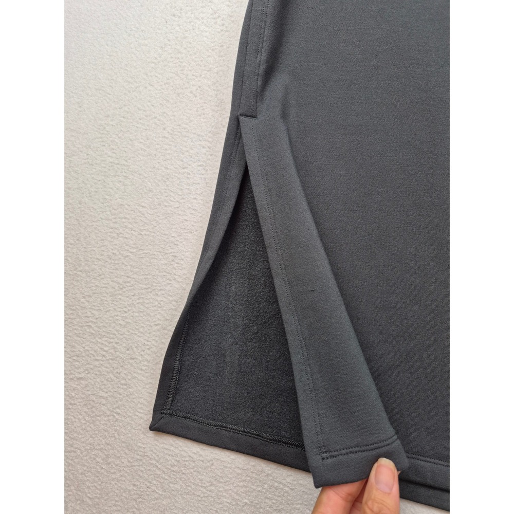 Lululemon Bound to Bliss Softstreme Maxi Skirt Size 6 Grey Side Slits - Picture 4 of 15